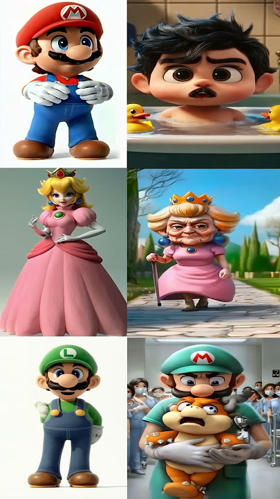 The Ultimate Mario Makeover Challenge! Which Character Got the Best Glow-Up? #mariobros