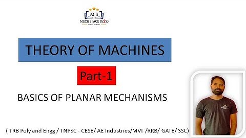 TOM part 1 basics of planar mechanisms