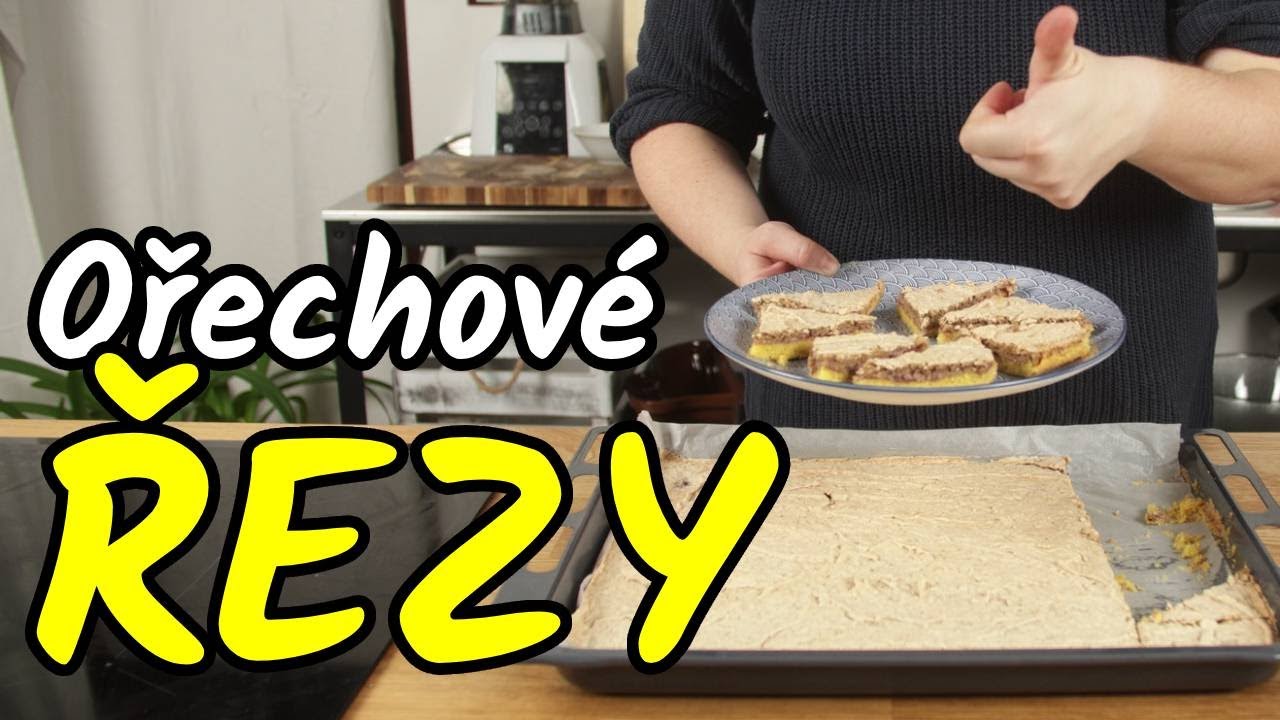 Pečeme ořechové řezy 🍰  nebo-li Londýnské řezy / dezert ke kávě i vánoční cukroví 🎄