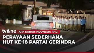 Download lagu Hargai Bencana di Sejumlah Daerah, Gerindra Pilih Rayakan HUT ke-18 Secara Sederhana | tvOne