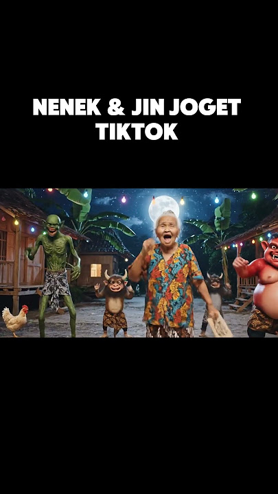 Nenek & Jin Joget TikTok  #videolucu #videoviral #viralindonesia
