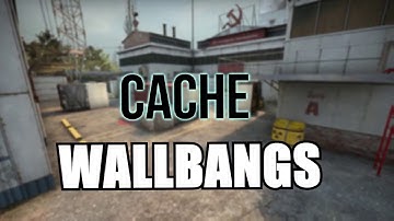 CS:GO [TOP 10 CACHE WALLBANGS!] #2017