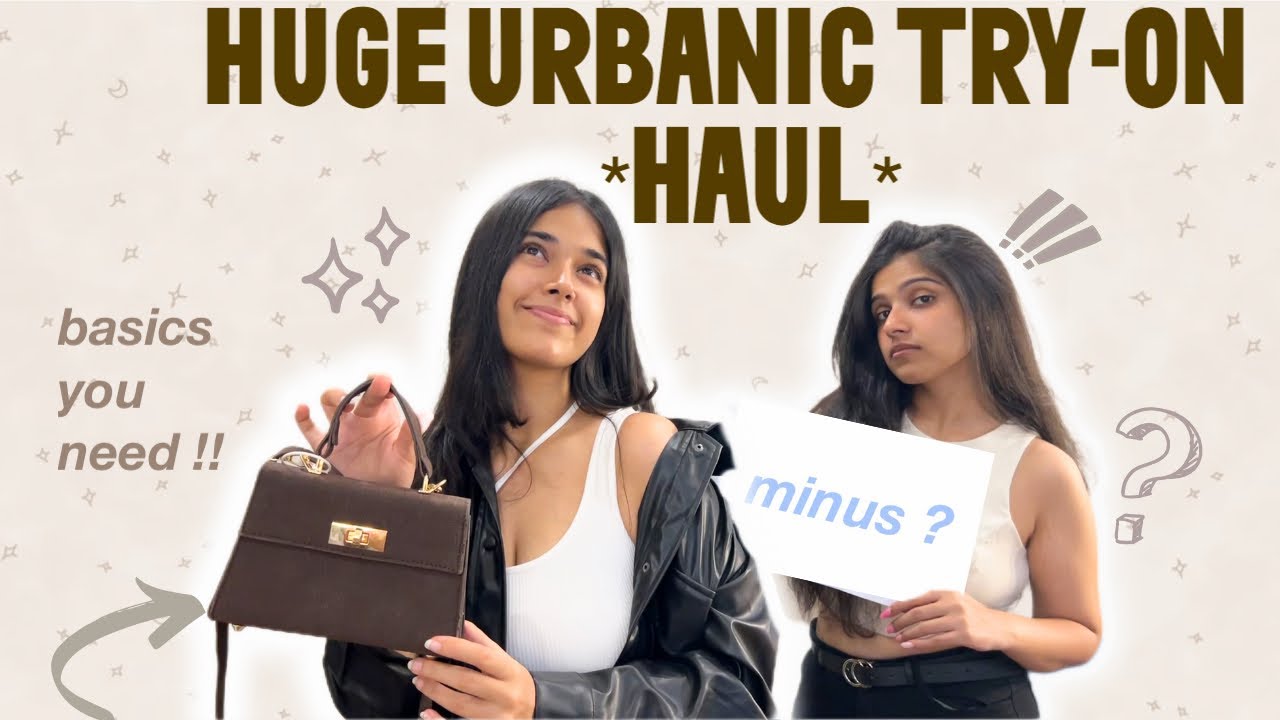 huge urbanic haul 🧚🏻 *closet essentials*