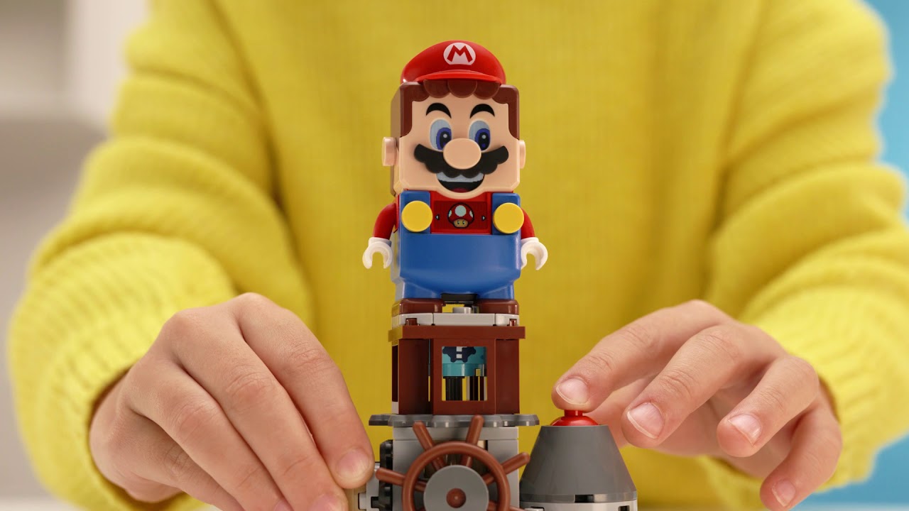 LEGO Mario Time - Time to add something new to the LEGO Super Mario course, see how LEGO Mario reacts to the bricks and watch out for the poison mushroom!
