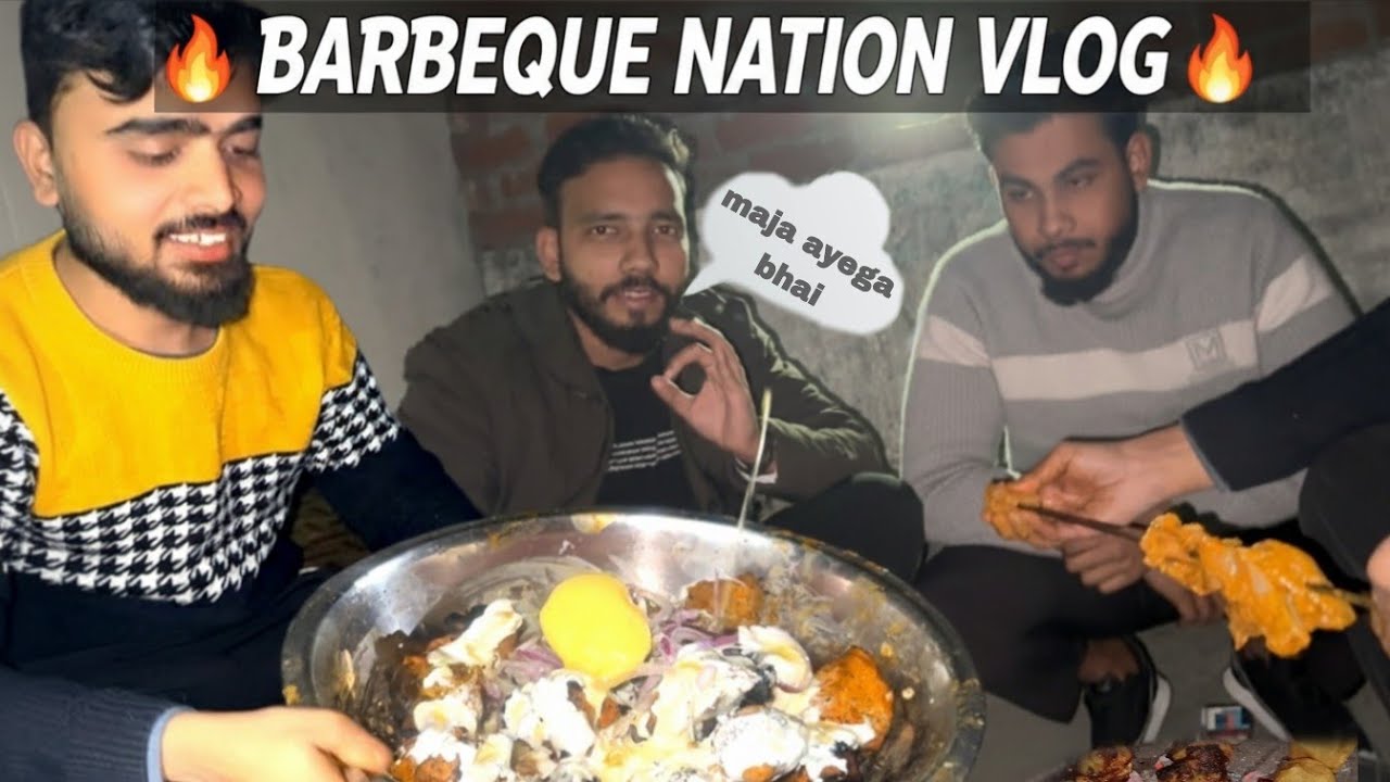Barbeque Nation Home Made with bhaichara 😋 | ghar per bnaya barbeque nation 🤤