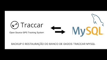 Como fazer backup e restauração do banco traccar mysql via terminal.