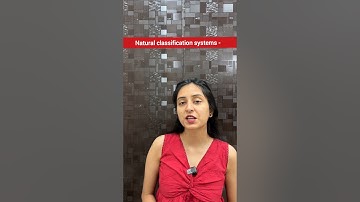 Natural Classification Systems | Plant Kingdom #shorts #ytshorts #study #biology #neet
