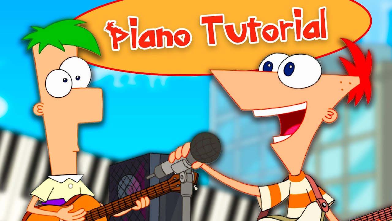 phineas and ferb theme song piano sheet music