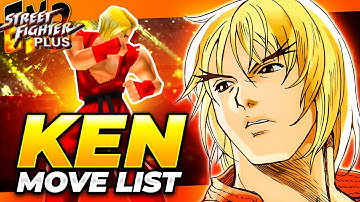 KEN MASTERS MOVE LIST - Street Fighter EX2 Plus (SFEX2P)