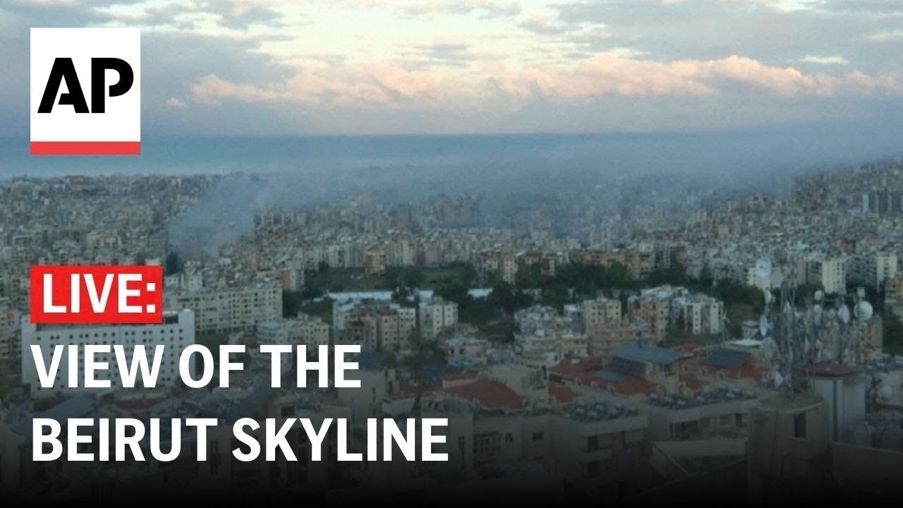 LIVE: View of the Beirut skyline - YouTube