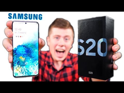Купил SAMSUNG GALAXY S20 за 69 990 РУБЛЕЙ! Распаковка и Первые Впечатления