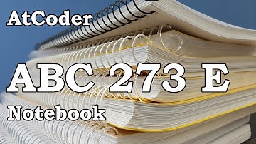 AtCoder Beginner Contest 273 E: Notebook