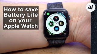 So you just got a new apple watch and your battery seems to drain too
fast. here's how improve life on watch! series 4 ...