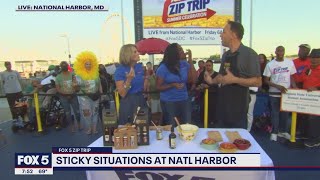 FOX 5 Zip Trip National Harbor Finale: Sticky Situations