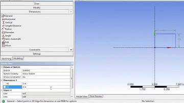 Cornell ANSYS- Stress Due to Gravity Tutorial- Geometry