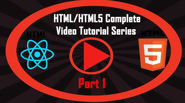 HTML5 Video Tutorial About HTML and XHTML/XML in English for beginners | Part 1