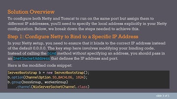 Running Netty and Tomcat on the Same Port but Different IPs in a Single Server