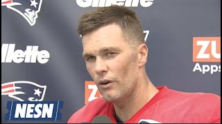 Tom Brady On Chemistry With Wide Receivers, Mike Vrabel Memories