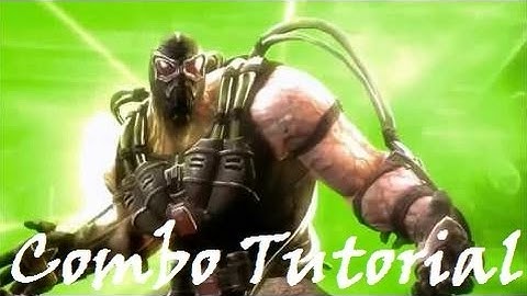 Injustice - Combo Tutorial - Bane (61% Super Combo)