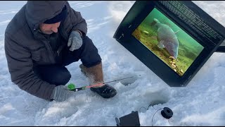 Зимняя видео рыбалка Николя! Купил Новый дисплей с камерой для рыбалки!