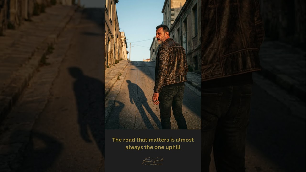 Guarda The road that matters is almost always the one uphill. — Frank Santo su YouTube Guarda The road that matters is almost always the one uphill. — Frank Santo su YouTube