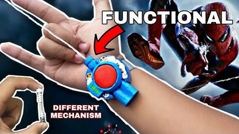 FUNCTIONAL Amazing Spider-Man Web Shooter | HERO TECH MECHANISM| (With Template)| BY- MR.NAXXY|