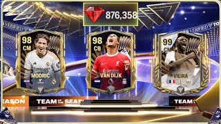 INSANE UNLIMITED TOTS PACK OPENING | CRAZY 94-99 OVR FULL TOTS TEAM PACKED! FC MOBILE TEAM GAMEPLAY