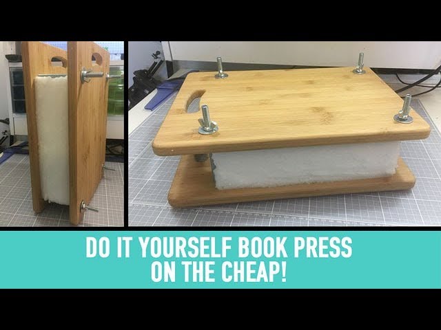 DIY Book Press - No drilling required! 