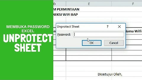 Membuka password excel TANPA APLIKASI