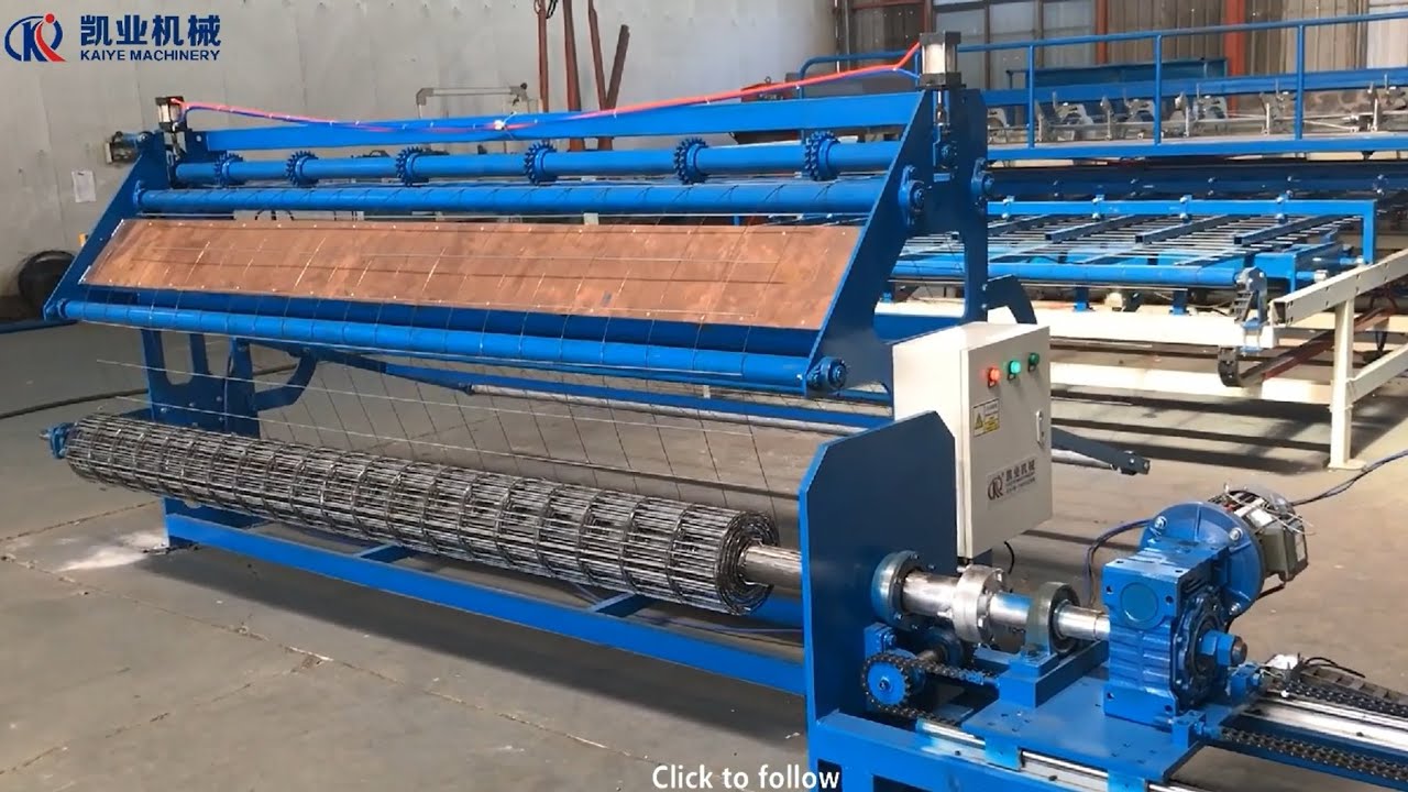 Máquina automática de soldadura de malla de alambre para malla en rollo exportada a Tailandia