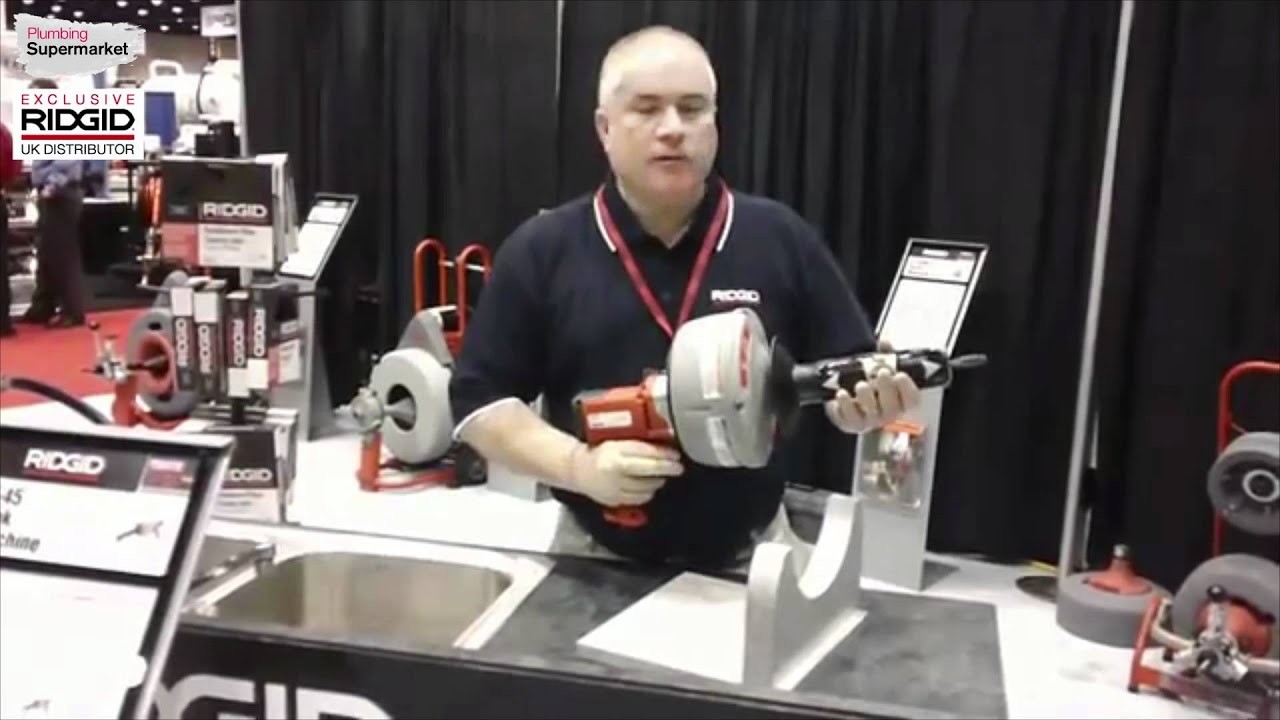 RIDGID K45 Drain Cleaning Machine YouTube