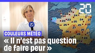 Météo : « Pas question de faire peur », Évelyne Dhéliat nous décrypte les couleurs des cartes météo