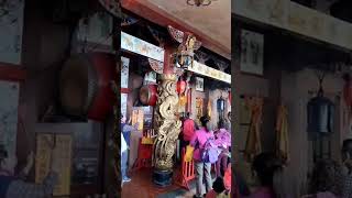 苗栗獅潭仙山協靈宮-九天玄女廟-敲鐘擂鼓-(鐘鼓)