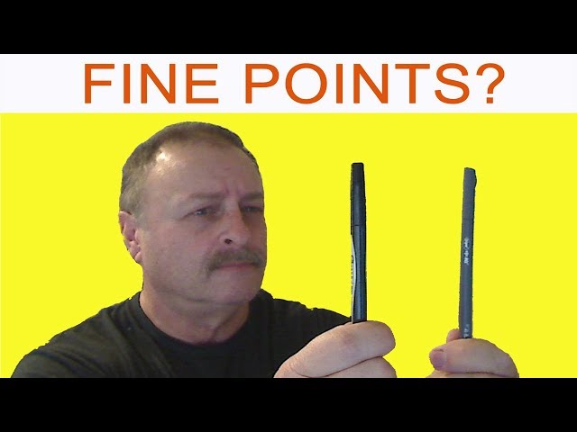 Fine Point Ink Pens Review, iBayam and Sharpie