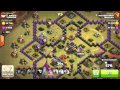 Clash of Clans War Video - TH9 Hybrid Army 2