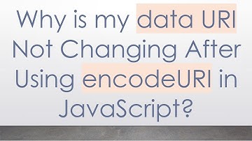 Why is my data URI Not Changing After Using encodeURI in JavaScript?