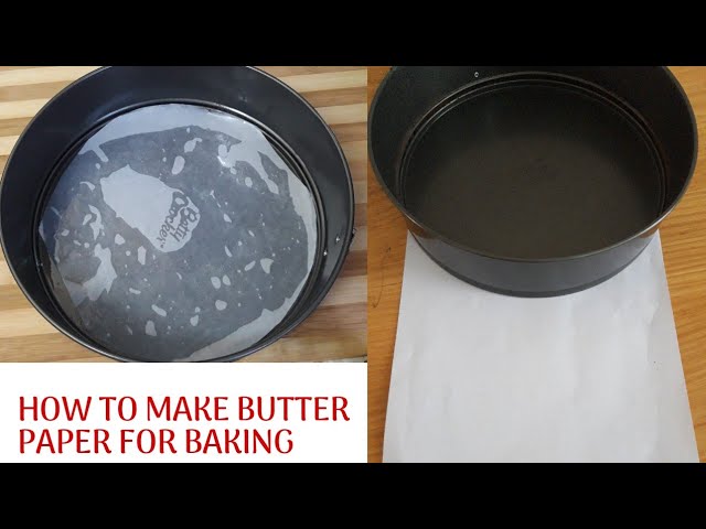 Homemade Butter Paper  How to make butter paper at home,Parchment Paper ,butter  paper for lockdown 