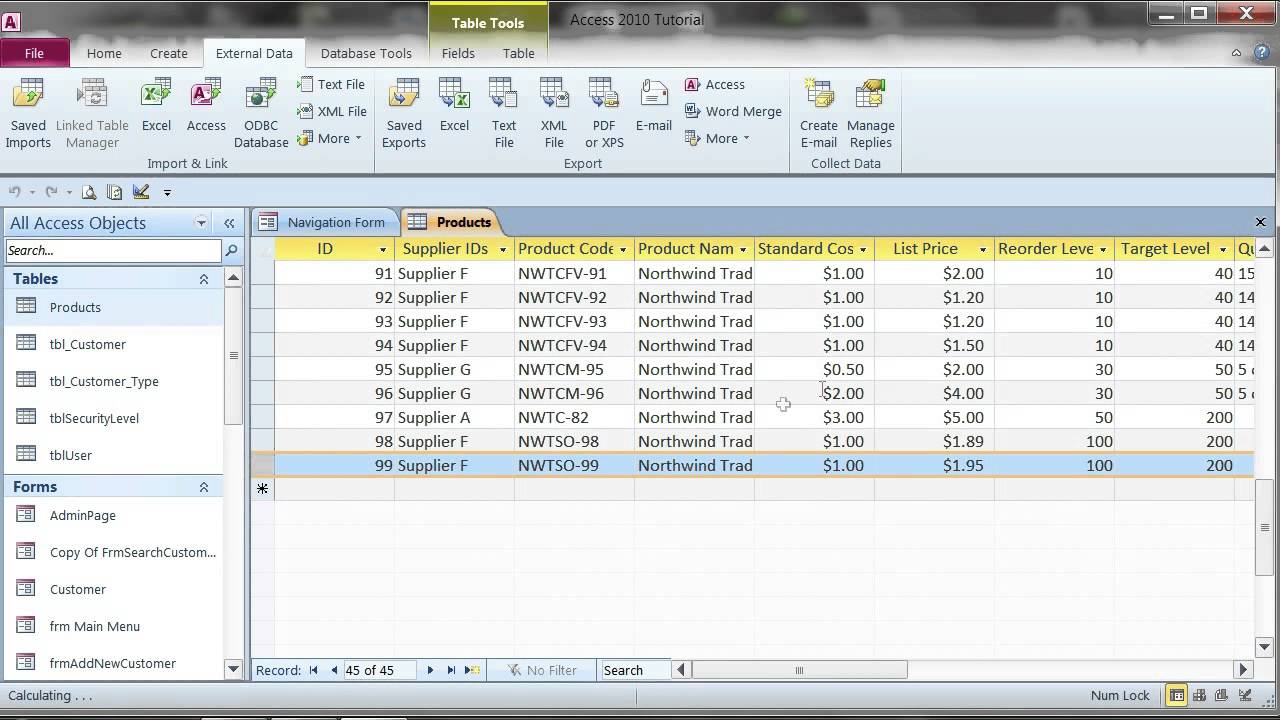 how-to-import-data-from-excel-ms-access-youtube