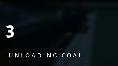 Dropping off coal - Train and rail yard simulator