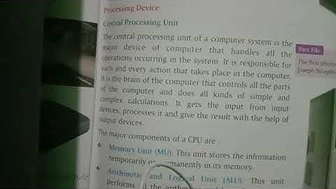 Class 4th Sub computer ch 1 (input output and storage devices) part 2
