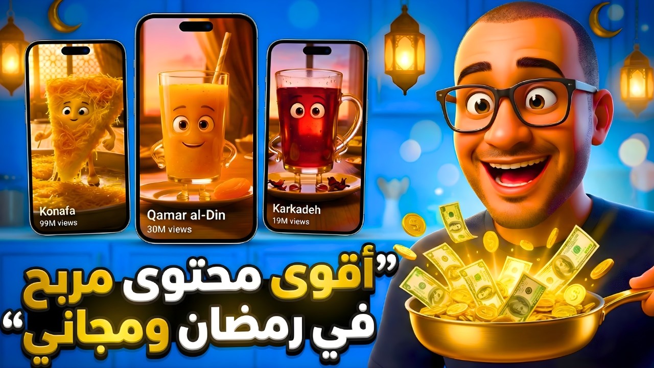 طريقة صنع فيديوهات رمضان المتكلمة بالذكاء الاصطناعي خطوة بخطوة مجاتاً  (بدون خبرة)