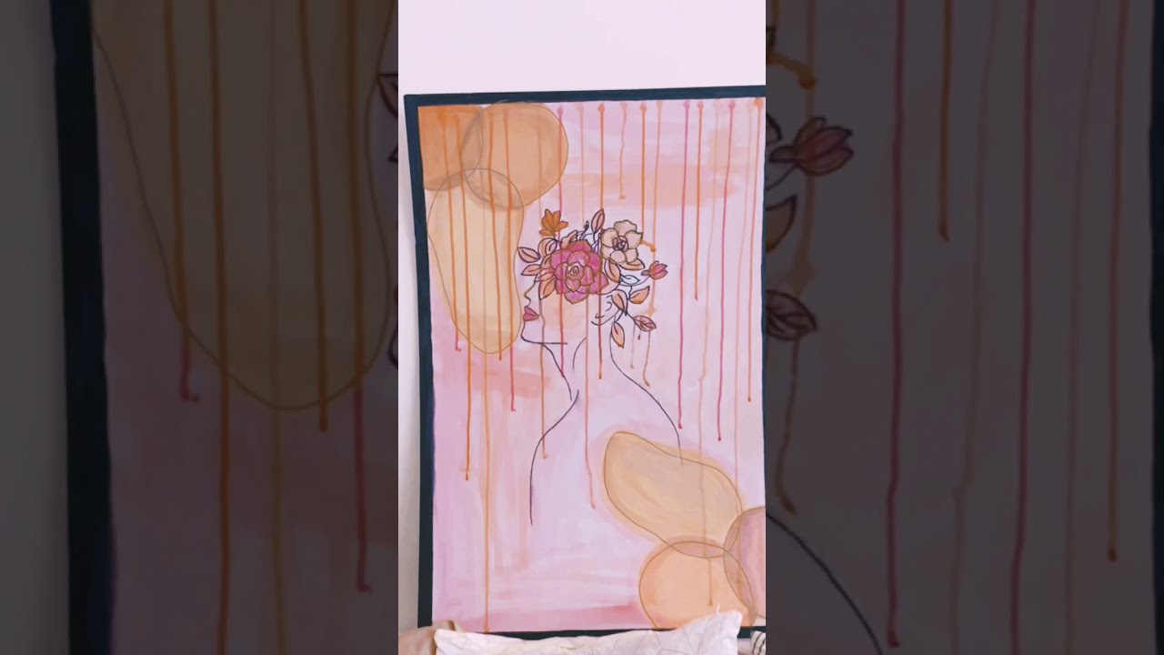 A quick poster out of cardboard packaging ✍️🎨 