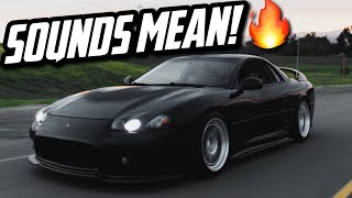 Mitsubishi 3000GT VR4 gets LOUD Exhaust!! (SO GOOD!)