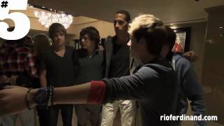 One Direction Meet Rio Ferdinand Mag
