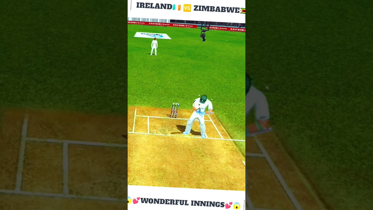 Ireland vs Zimbabwe 😳 real cricket 22 