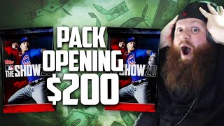 $200 PACK OPENING MULTIPLE DIAMONDS PULLED! MLB The Show 20 | Diamond Dynasty