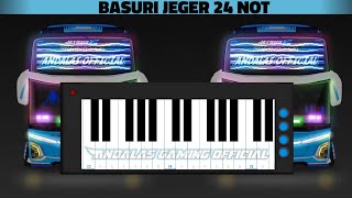 Telolet Basuri Jeger 24 Not Versi Pianika || Basuri Pianika