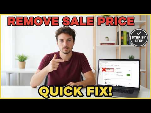 How to remove sale from any Shopify product