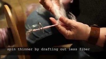 WoolWench Coreless Corespinning