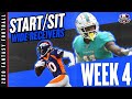 2020 Fantasy Football - Week 4 Wide Receivers - Start or Sit? Every Match Up